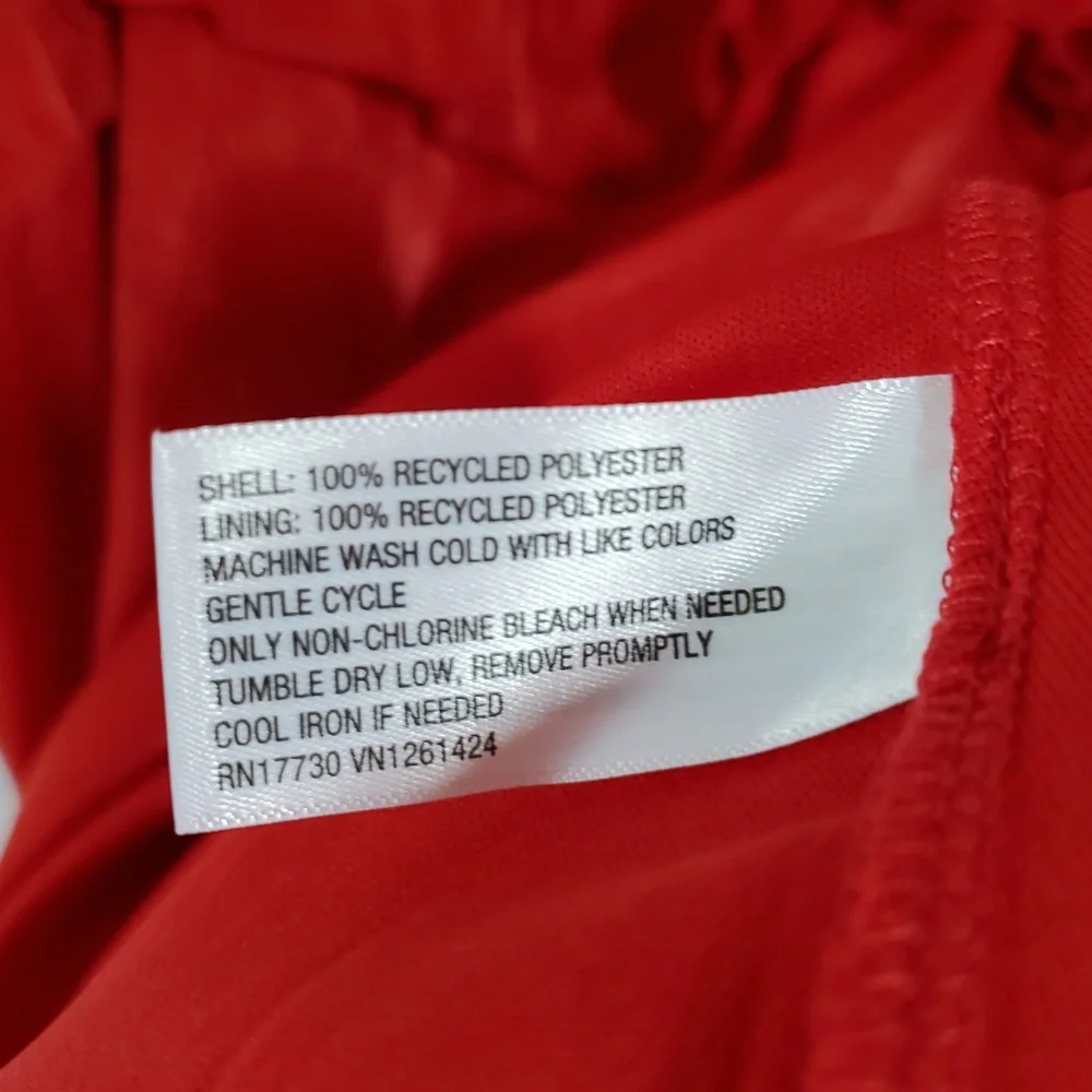 Wild Fable™ Women's Rosette Mini Babydoll Dress ~ Red - Picture 14 of 16